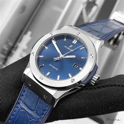 hublot classic fusion blue ladies|hublot classic fusion blue titanium.